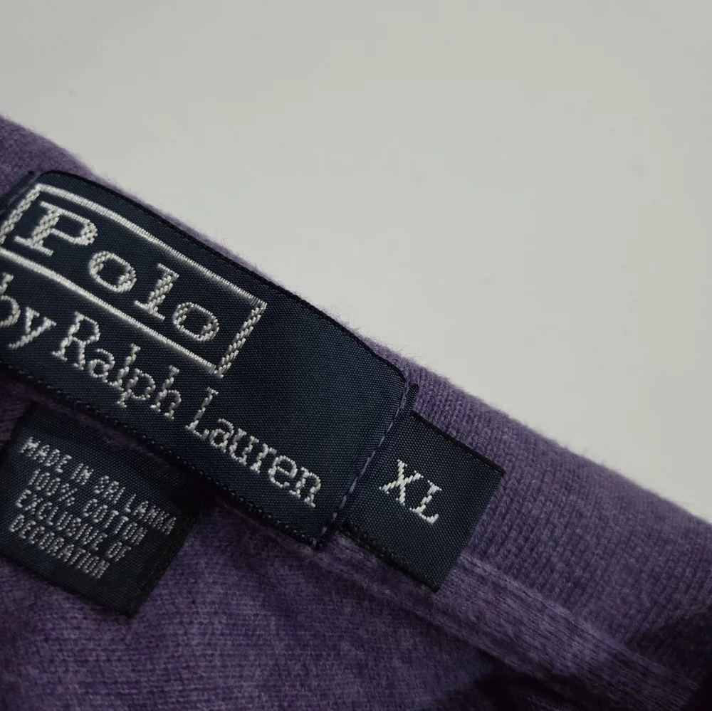 Polo by Ralph Lauren Purple Men's Polo T-Shirt sz.XL